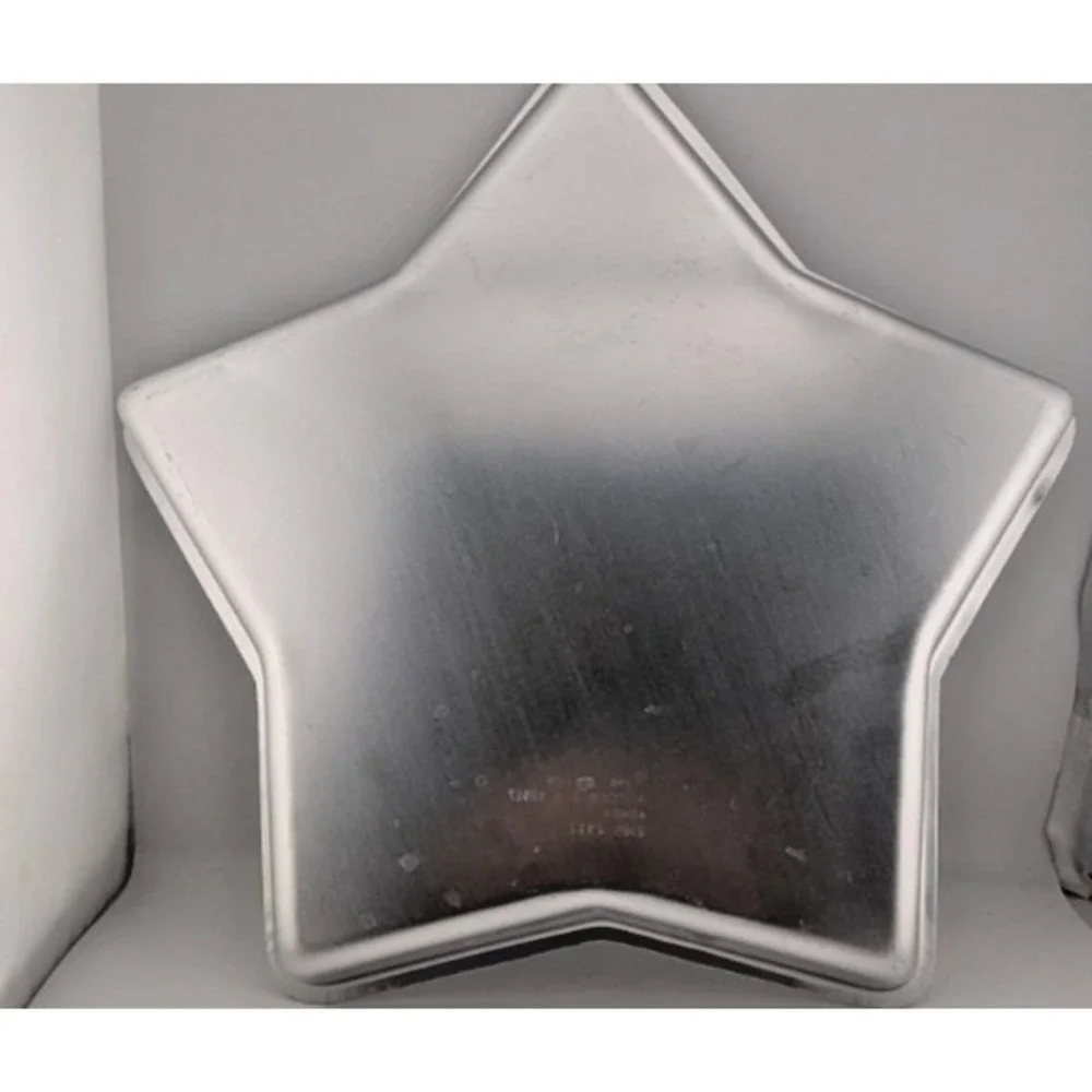 Wilton never baked Star Aluminum Cake Pan 1987 Vintage #2105 - 2512